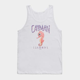 Cayman Islands Cute Seahorse Tank Top